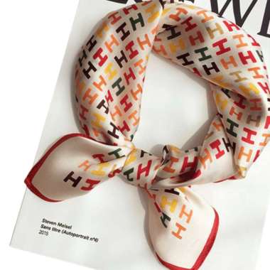 ADRIANA 70x70cm Korean syal scarf leher scarf tas neck scarf 06