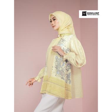 Nada Puspita Whisper of Serenity Ruffle Blouse - Yellow L