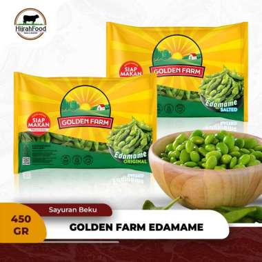 Golden Farm Edamame | Kacang Kedelai Jepang Frozen - 450 gram Original