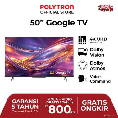 POLYTRON 4K UHD Smart Google TV 50 Inch PLD 50UG5059