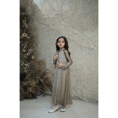 Kaleela X Javina Madeena Signature Dress Anak - Olive S