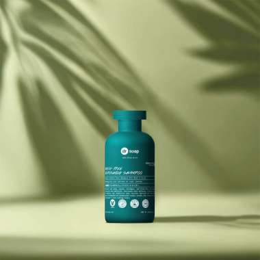 dr soap Messy-free Nourishing Shampoo (Infusion) 400ml | Sampo Rambut Virgin Anti Rontok, Anti Ketom