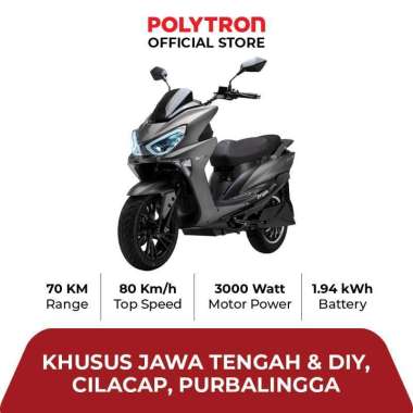 Subsidi Polytron Fox S Electric Sepeda Motor Listrik - OTR Jawa Tengah & Yogyakarta, Cilacap, Purbal