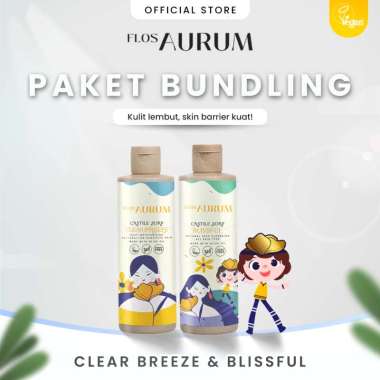 Flos Aurum - Bundling Sabun Mandi Natural Kulit Lembab Clear Breeze & Blissful