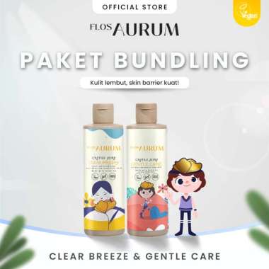 Flos Aurum - Bundling Sabun Mandi untuk Kulit Lembab Clear Breeze & Gentle Care