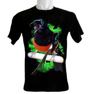 Kaoskaoscorp Baju Kaos Distro Burung Murai Batu Gacor XS