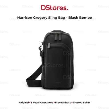 TUM I Tas Selempang Harrison Gregory Sling Bag - Black Bombe