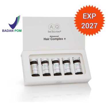 AQ Skin Solutions Solution Hair Complex 6mL Growth Factor Serum Rambut 1Box isi 5 Vial