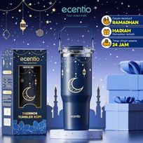 ecentio tumbler Stainless Vacuum 900ml Portable Thermos Botol minum besar
