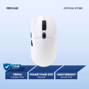Rexus ARKA IV / RX-115 Mouse Gaming Wireless Triple Connection PAW3311 Black