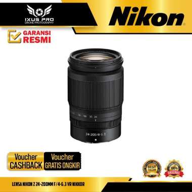 Lensa Nikon Z 24-200mm f/4-6.3 VR Nikkor