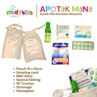 Apotik Mini Gift Kemasan Pouch - Aptek Mini Pouch (Gift Idea For Boyfriend/Girlfriend/Bestie) - Apot