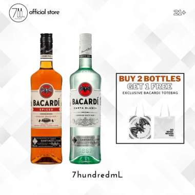 Bacardi - Spiced Rum Gold Carta Oro 750mL Buy 2 Mix Free 1x Tote Bag