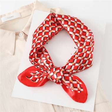 AMANDA 60x60cm Korean syal scarf leher scarf tas neck scarf 205