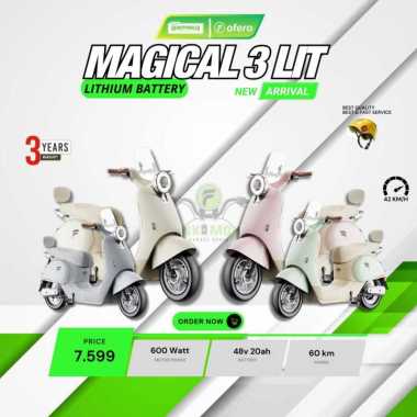 Sepeda Listrik Ofero Magical 3 Lithium Garansi Resmi