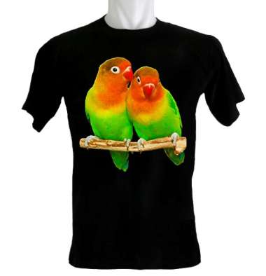 Kaoskaoscorp Baju Kaos Distro Lovebird Couple XS
