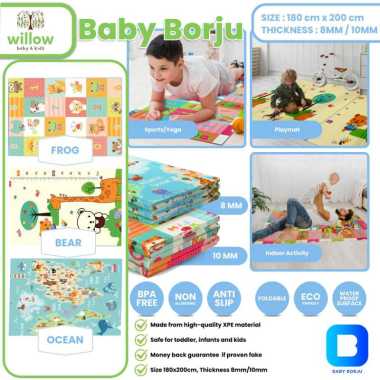 Playmat Bayi - Baby Borju 10MM Ocean