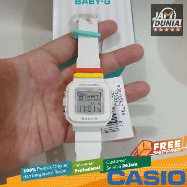 CASIO ORIGINAL - CASIO BABY-G BABY-G+ PLUS BGD-10L-7DR BGD 10L 7DR - JAM TANGAN WANITA NG - RUBBER B