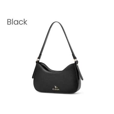 Elega Victoria Shoulder Bag Underarm Tas Bahu Wanita Korean Style BLACK