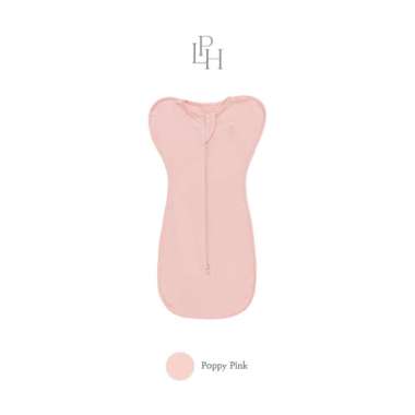 [TOMS] LITTLE PALMERHAUS (1pcs) Bedong Swaddle Instant Swaddle Warna Terbaru ( Bedong Bayi) , Poppy 