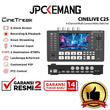 JPC KEMANG CineTreak Cinelive C2S 5-Channel Multi Camera Video Mixer Live Streaming Switcher Cineliv