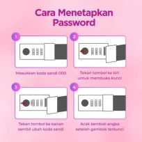 JIALILI Buku Diary Notebook Catatan Jurnal B6 with Lock - Penyimpanan Rahasia, Inspirasi Kreatif IH