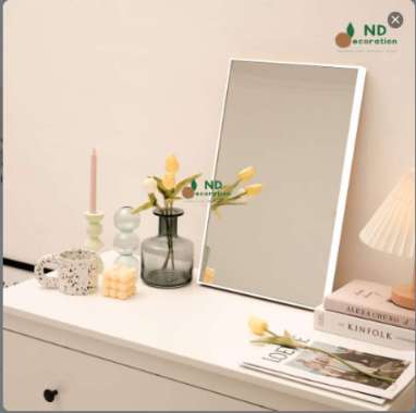 ND Cermin Dinding Cermin Kaca Cermin Gantung Fiber Cermin Rias Cermin Gantung Kamar Mandi Frameles30