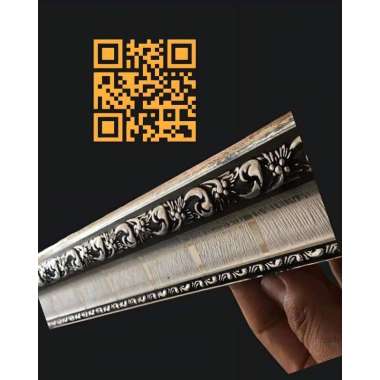 list pigura 12 cm . lis figura 4 cm . list figura 6 cm . plafon pvc LIS 4 CM SILVER HTM