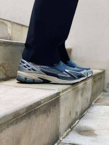 New Balance 1906L Loafer Silver Metallic Navy Dark Juniper (100% Original) [U1906LOA] 40