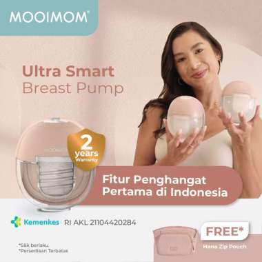 MOOIMOM - X1 Pompa Asi Elektrik - Handsfree breast pump tanpa kabel - Pumping asi portable
