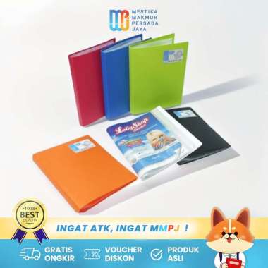 Bantex Display Book / Map File Dokumen A4 / Folio - 40 Pocket Transparan A4-Mango