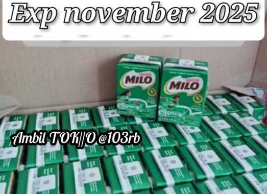 Susu Milo 1 dus 110 ml isi 36 kotak active go 1 karton isi 36pcs 110ml