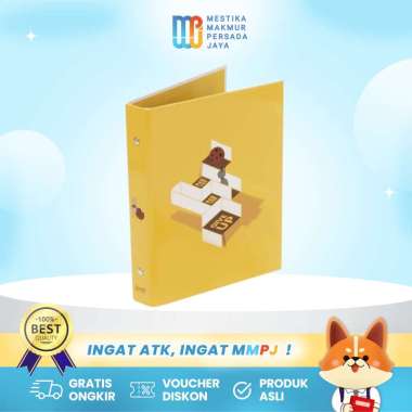 Bantex Binder A5 / B5 Motif Never Give Up Buku Catatan Notebook Aesthetic A5