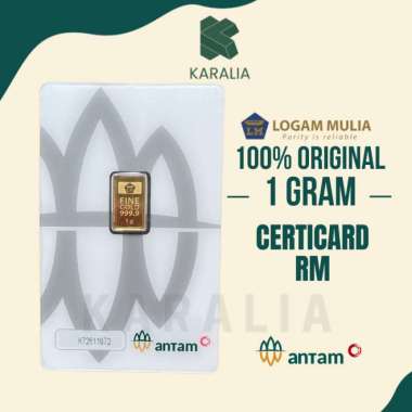 ANTAM LM LOGAM MULIA 1 GRAM LOGAM MULIA, LOGAM MULIA ANTAM LM EMAS ANTAM 1 GRAM RM (2020-2024)