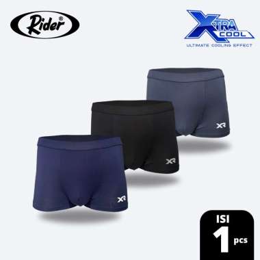 Rider Xtracool Boxer Brief - Boxer Pria R802B isi 1 Pcs dark green L