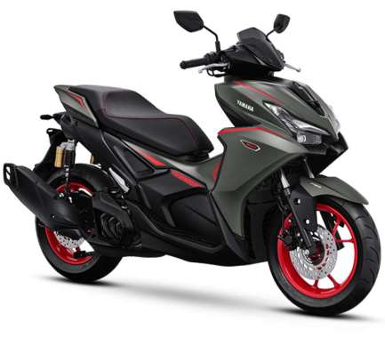 YAMAHA BERLIAN MERDEKA - Aerox Alpha "Turbo" Sepeda Motor - NIK 2025 Matte Dark Grey Cirebon