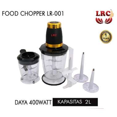 LRC Food Chopper LR-001 Kapasitas 1.5 Liter - Penggiling Daging dan Bumbu