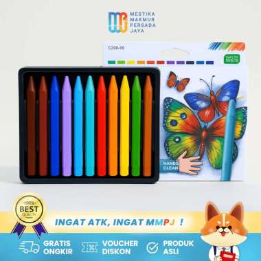 Deli Color Emotion Krayon Plastik Segitiga 12/18/24 Warna – Crayon Anti Patah & Anti Kotor 24