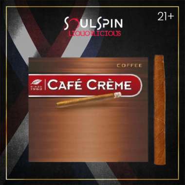 Cafe Creme Coffee Mini Cigarillos [ Box of 10 Sticks ] Switzerland Cigar Cerutu
