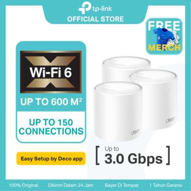 TP-LINK DECO X50 1/2/3 PACK AX3000 Whole Home Mesh WiFi 6 System 3pack