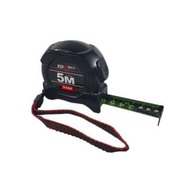 Meteran Roll Tape Measure Pita Pengukur 5M Bahan Baja Karbon WMO YUXBE5M