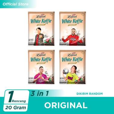 Promo Harga Luwak White Koffie Original per 10 sachet 20 gr - Blibli