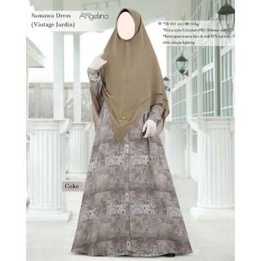Atelier Angelina Samawa Dress Vintage Jardin - Coke L