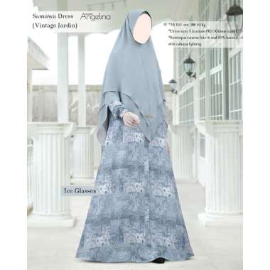 Atelier Angelina Samawa Dress Vintage Jardin - Ice Glasses L