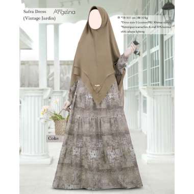 Atelier Angelina Safra Dress Vintage Jardin - Coke L