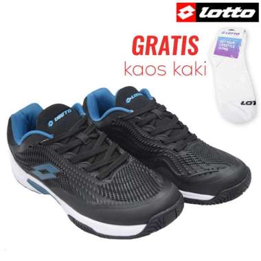 Sepatu Tenis Lotto Caleb Black 43