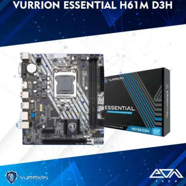 VURRION ESSENTIAL H61M D3H NVME DDR3 MOTHERBOARD LGA 1155