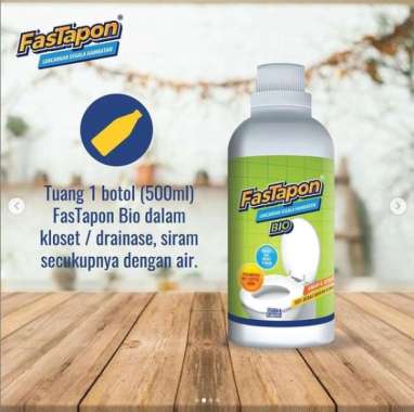 Fastapon Bio Cairan Anti Mampet Toilet wc Penuh Mampet Septitank Tanpa Sedot Wc
