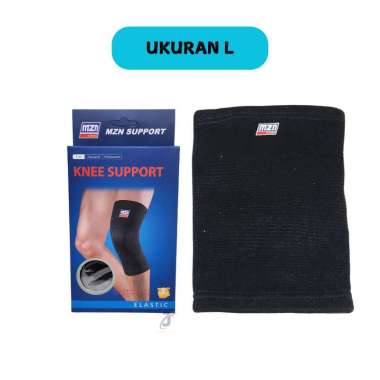 KNEE SUPPORT MZN PENDEK SHORT DEKKER PELINDUNG LUTUT PENDEK ELASTIS L