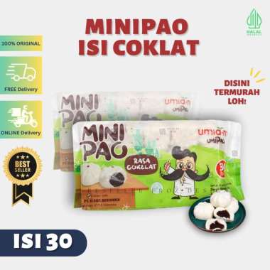 UMIAMI MINIPAO ISI AYAM, COKLAT, DAGING SAPI 480 GR | BAKPAO ISI 30 PCS | BAKPAO KUKUS/GORENG ENAK c